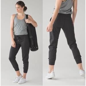 Lululemon Comfy As Sweat Jogger Drawstring Sweatpants Women’s Gray Size 6